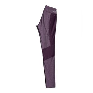 North face drawstring leggings two tone maroon